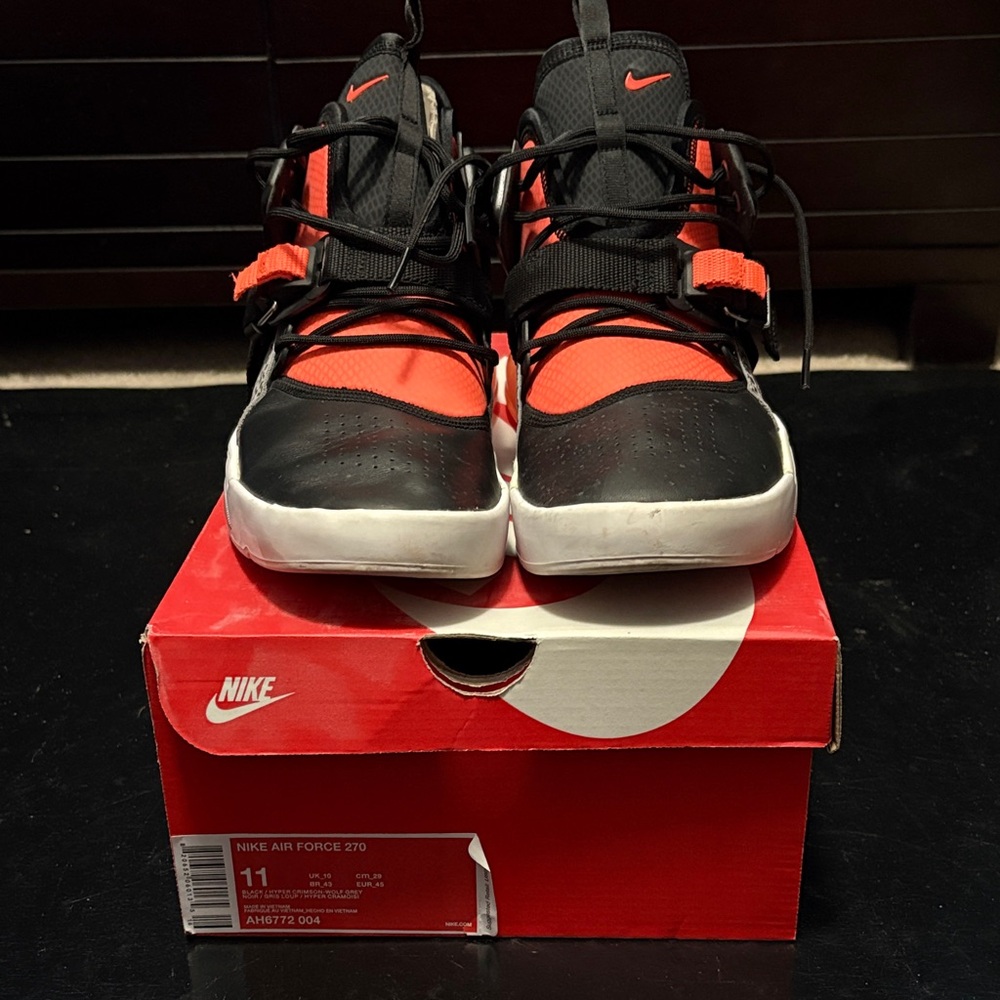 This is a Nike Air Force 270 "Safari" sneaker